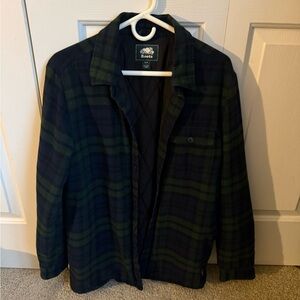 Roots Canada Flannel Shirt Jacket (size small)